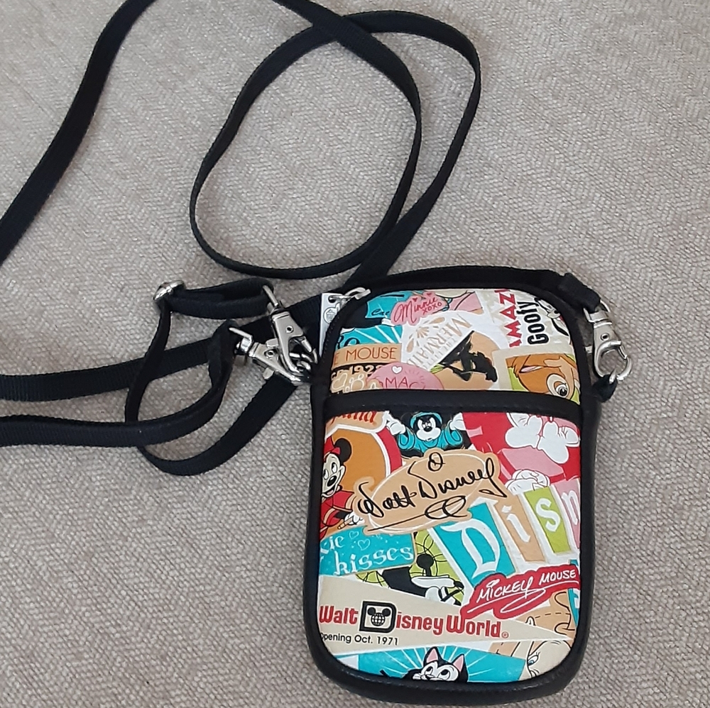 Disney Signature Crossbody Bag with Cartoon Design